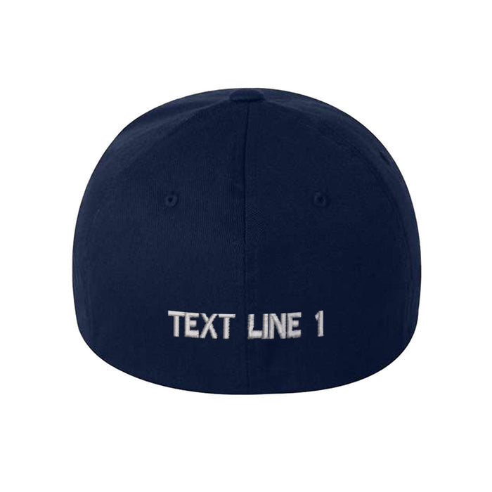 Fire rescue blackout FlexFit hat firefighter first responder embroidered cap