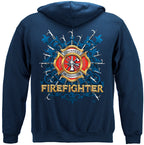 Firefighter Pikes hooded sweatshirt fire department IAFF fire rescue first responder apparel