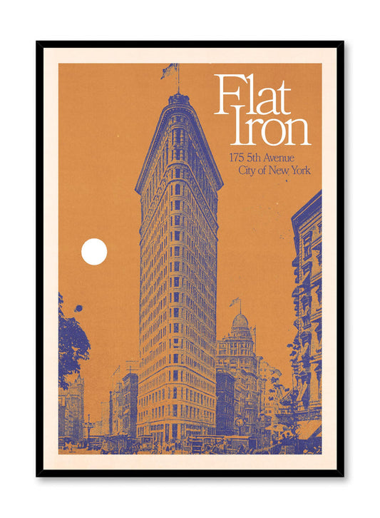 Flat Iron Greetings from New York, Poster