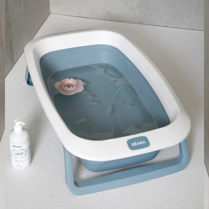 Foldable Baby Bathtub for Travel & Small Spaces – Baltic Blue