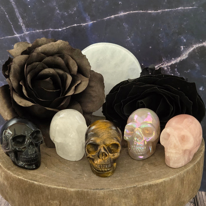 Gemstone Skull 2-Inch - Assorted