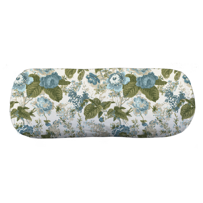 Georgia in Blue Green Bolster Pillow Cover