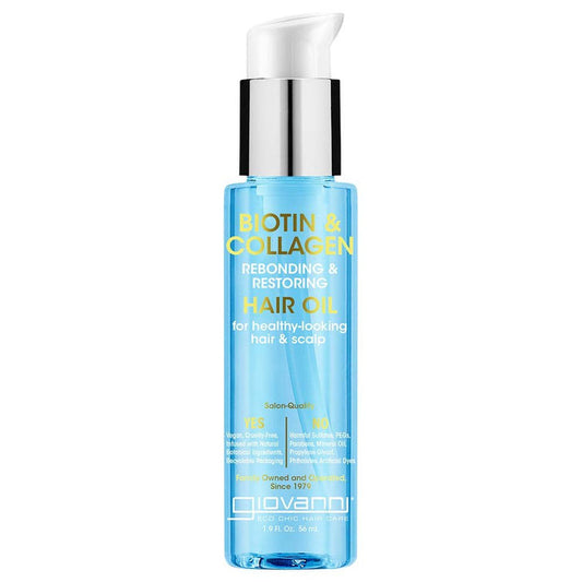 Giovanni Biotin & Collagen Rebond & Restore Hair Oil - 56ml - L'Organic
