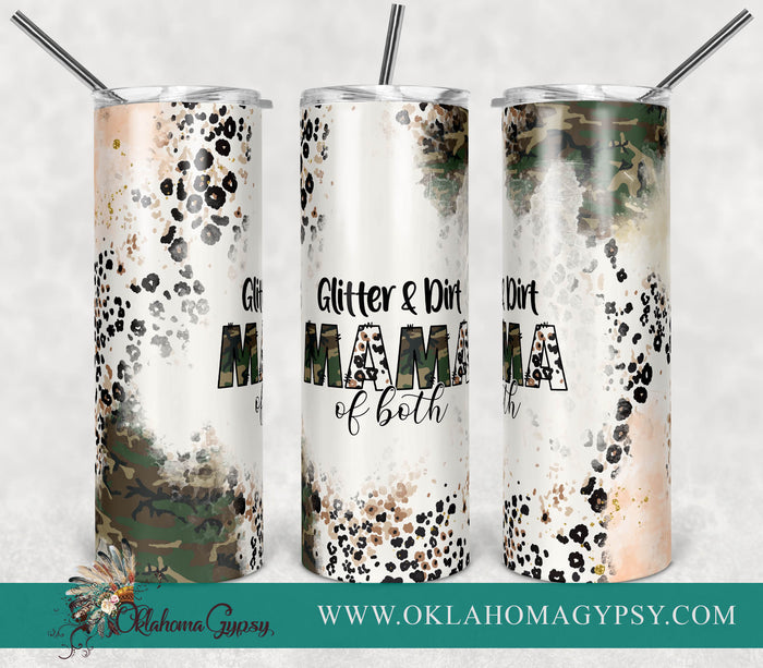 Glitter & Dirt MAMA Of Both Digital File Wraps