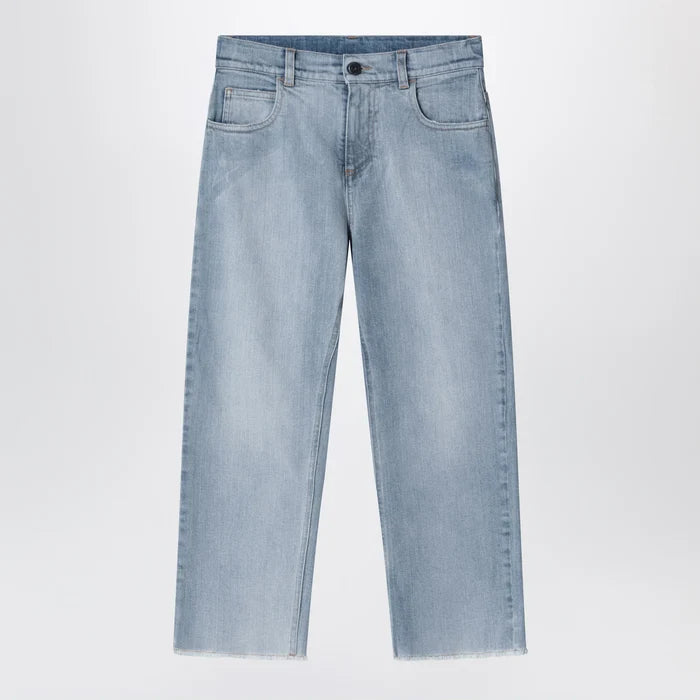 Golden Goose - Medium blue jeans with logo embroidery Brand Apparel & Accessories > Clothing > Pants 4