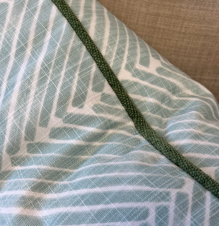 Griffin in Aqua Pillow Cover