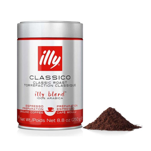 Ground Classico Roast Espresso Coffee 250g (ILLY)