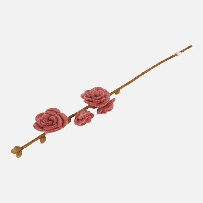 Gry & Sif Felt Branch w/ Roses