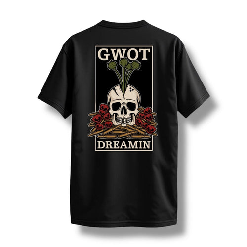 "GWOT DREAMIN" TEE (BLACK)
