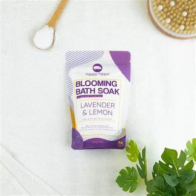 Happy Hippo Blooming Bath Soak - Lavender & Lemon