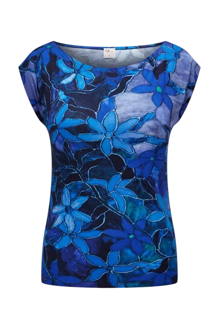 HEART Blondie Top - blauw