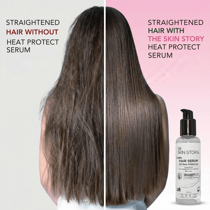 Heat Protection Hair Serum - The Skin Story -