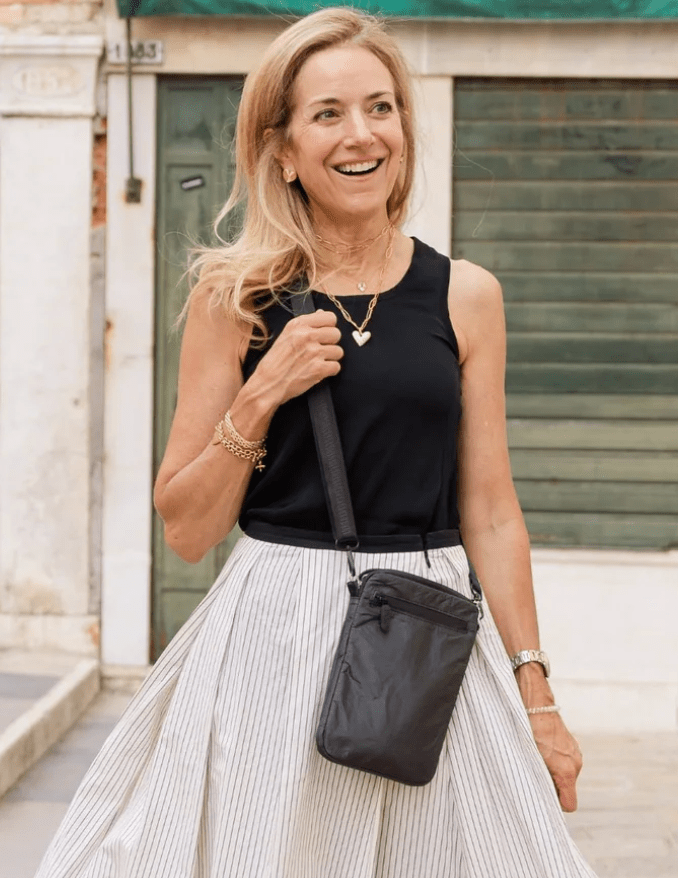 small black crossbody bag
