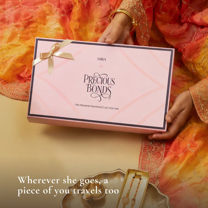 HIRA X Voylla X Smoor Rakhi Hamper For Her - HIRA FRAGRANCES