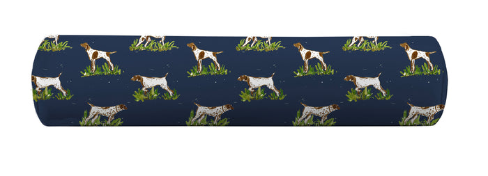 Hobbs in Indigo by Camilla Moss Bolster Cover