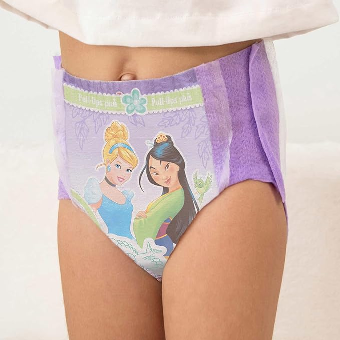 Huggies Pull-Ups Plus, 2T-3T (18-34 lbs. / 8-15Kg) Disnep Princess Themed 128 Count (For Girls) - Shoppers-kart.com