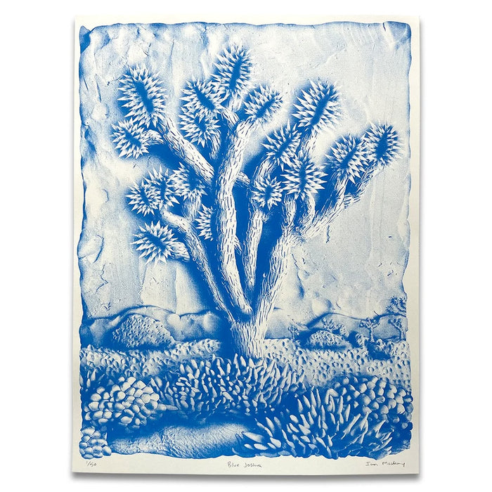 (Ian MacKay) Blue Joshua Tree Print 11x15