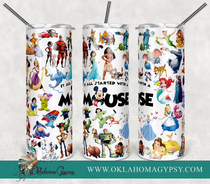 It All Started With A Mouse Digital File Wraps