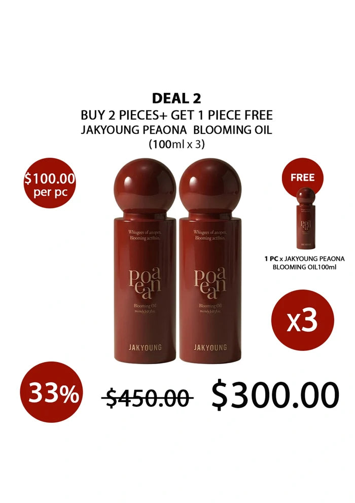 (BUY 2+1 FREE) JAKYOUNG  PEOANA BLOOMING OIL
