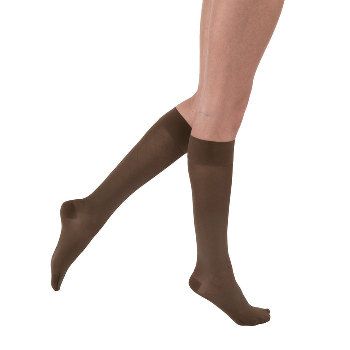 JOBST® UltraSheer Knee High Diamond Pattern 15-20mmHg