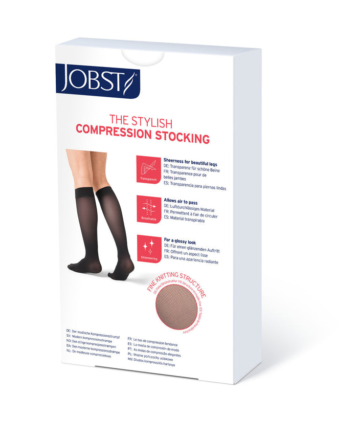 JOBST® UltraSheer Knee High Diamond Pattern 15-20mmHg