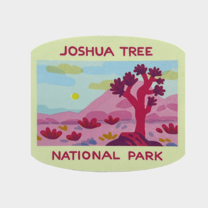 Joshua Tree National Park Pink Sticker