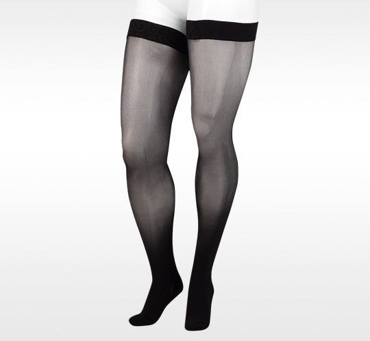 Juzo Naturally Sheer Thigh High w/ Silicone Top Band 20-30mmHg - Compression Level: Firm 20-30 MmHg - Female - Leg