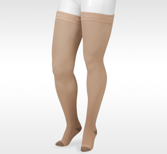 Juzo Silver Thigh High W/ Silicone Band 20-30mmHg - Compression Level: Firm 20-30 MmHg - Unisex - Leg