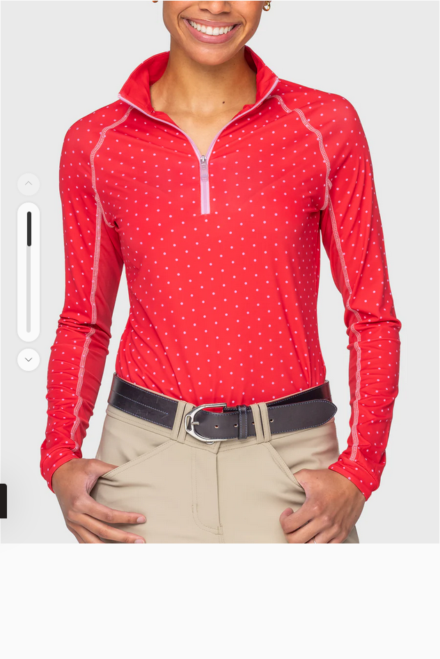 Red & Pink Swiss Dot / XXSmall
