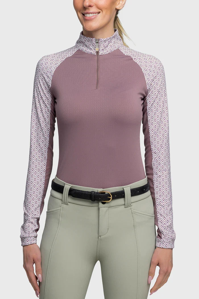Dusty Mauve Geometric / Large