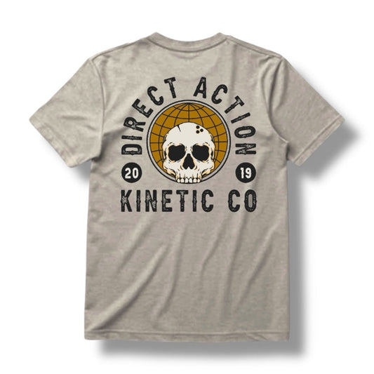 "KINETIC CO" TEE (HEATHER SILK)