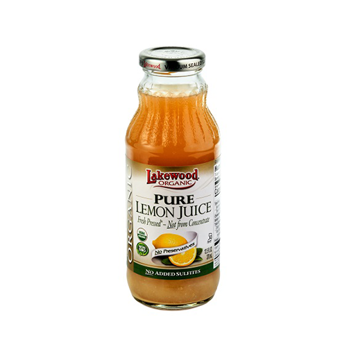 Lakewood Organic Pure Lemon Juice 370ml