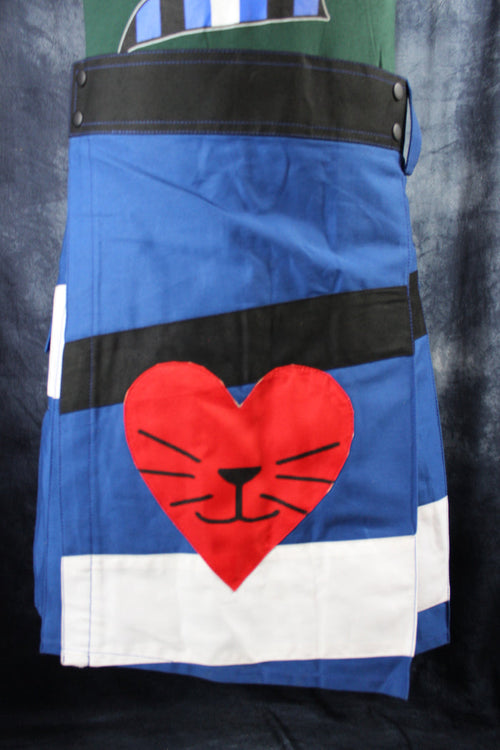 "Leather Kitty Pride" Kilt