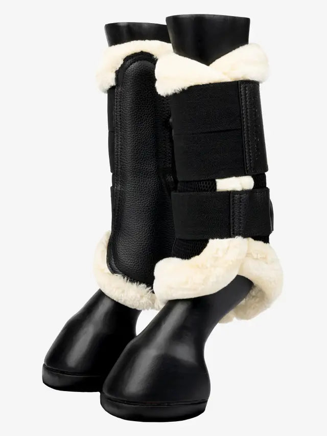 LeMieux Fleece Edged Mesh Brushing Boots