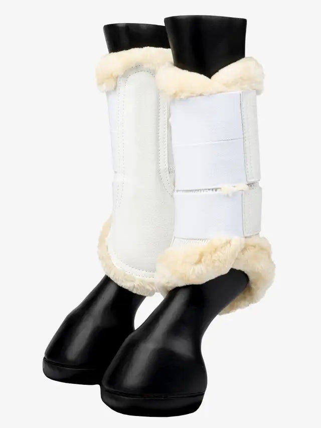 LeMieux Fleece Edged Mesh Brushing Boots
