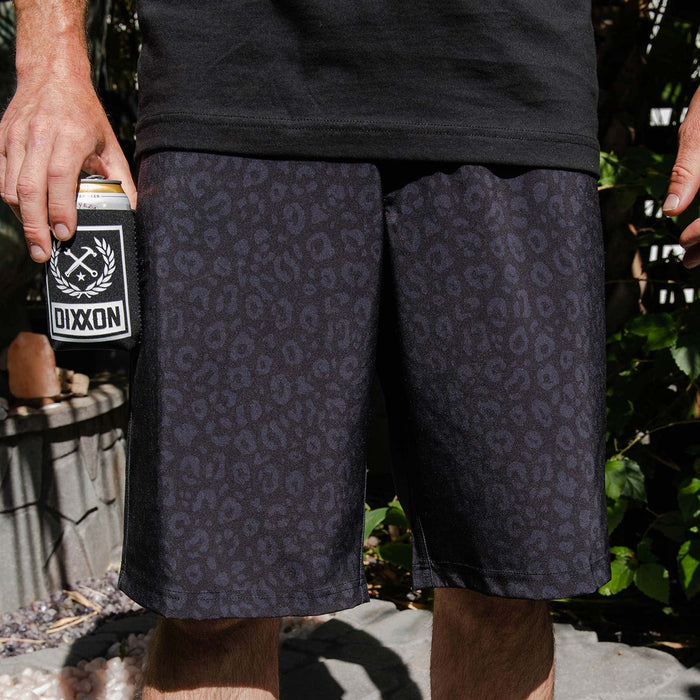 Leopard Boardshorts - Black