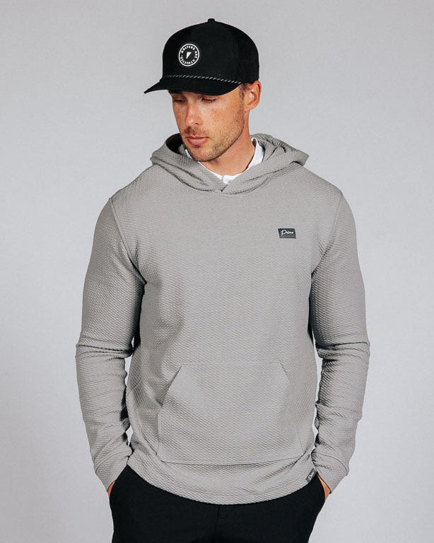Light Gray Waffle Hoodie