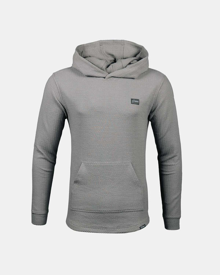 Light Gray Waffle Hoodie