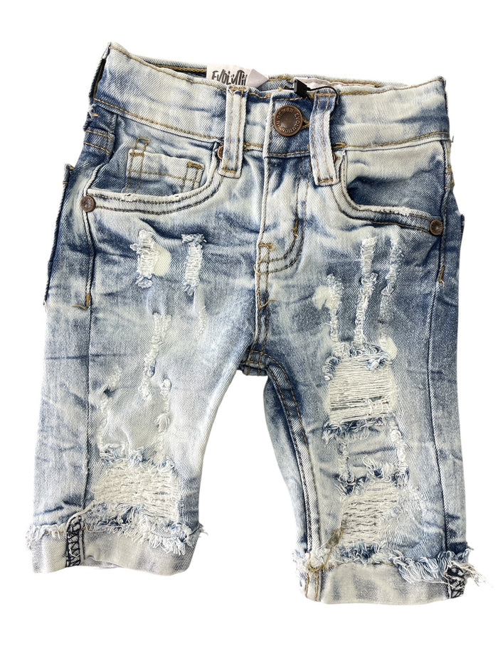Little Kids EVOLUTION Unbreakable Denim Shorts