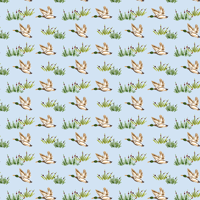 Mac in Sky Blue by Camilla Moss Pillow Cover