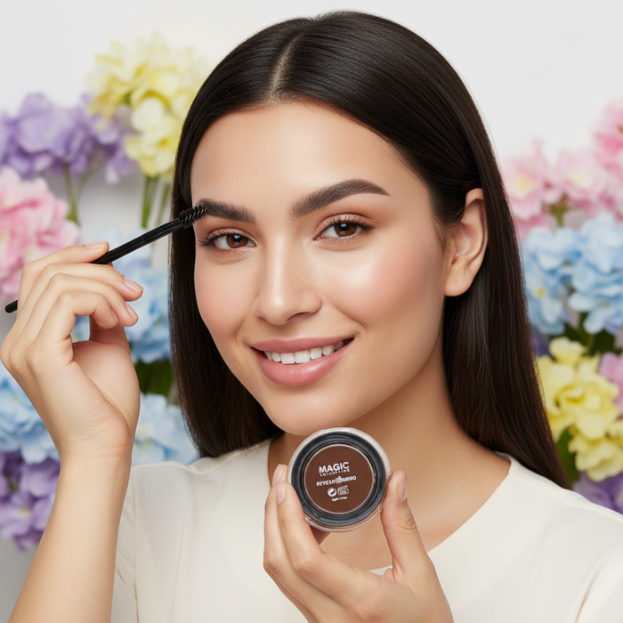 Magic Eyebrow Gel Kit - Medium Brown