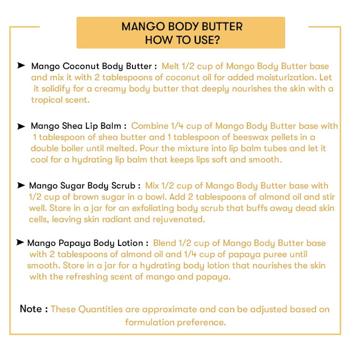 How to use Mango Body Butter