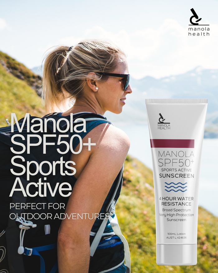 Manola Sports Active Sunscreen SPF50+ 100ml