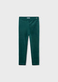 Mayoral Velvet Leggings in Water Lily