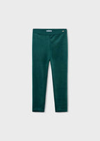Mayoral Velvet Leggings in Water Lily