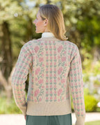 Melina Long Sleeved Floral Lambswool Cardigan - Image 3 - Country Collection
