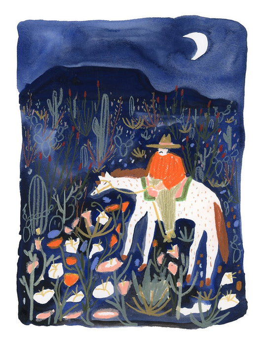(Melissa Lakey) Counting Flowers Every Night print 11 x 14