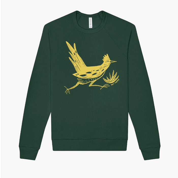 (Melissa Lakey) Roadrunner sweatshirt Forest