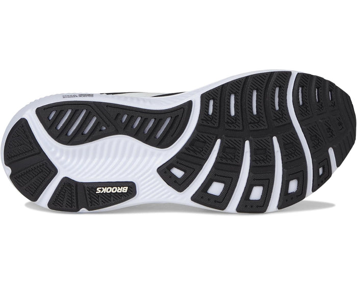 Men's Brooks Ghost 17 in Black/White