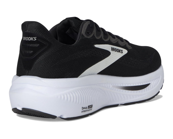 Men's Brooks Ghost 17 in Black/White